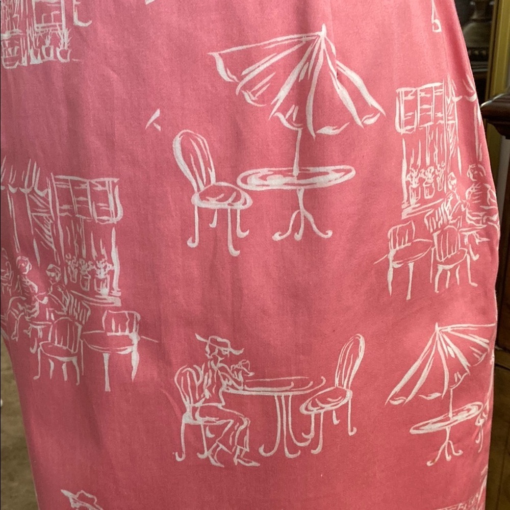Talbots Pink Mini Pencil Skirt Resort Wear-Size 6P - Picture 3 of 12